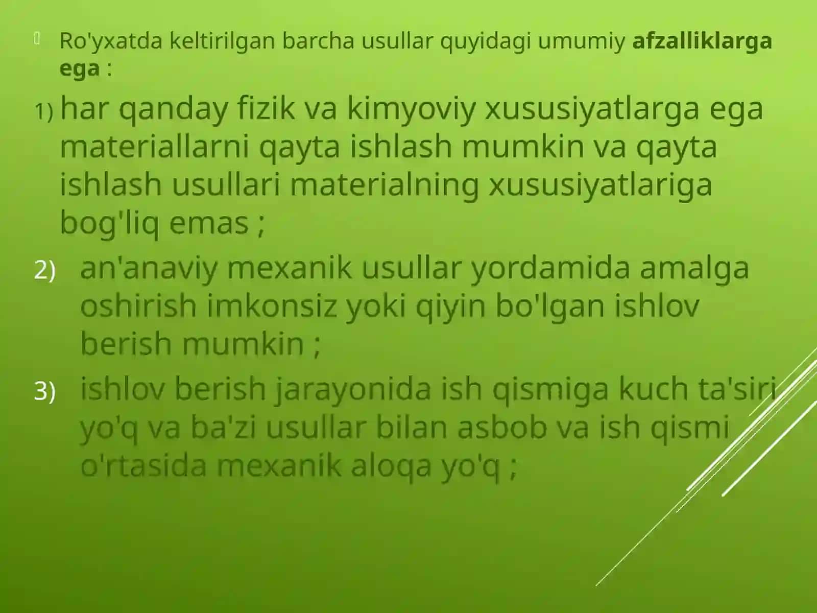 Detallarga ishlov berishning elektirofizik va elektirokimyoviy usullar 3