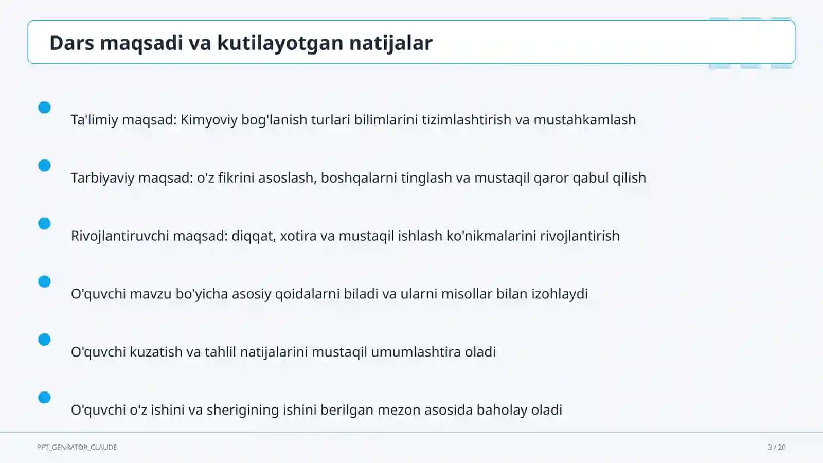 Kimyoviy bog'lanish turlari (8-sinf) 3
