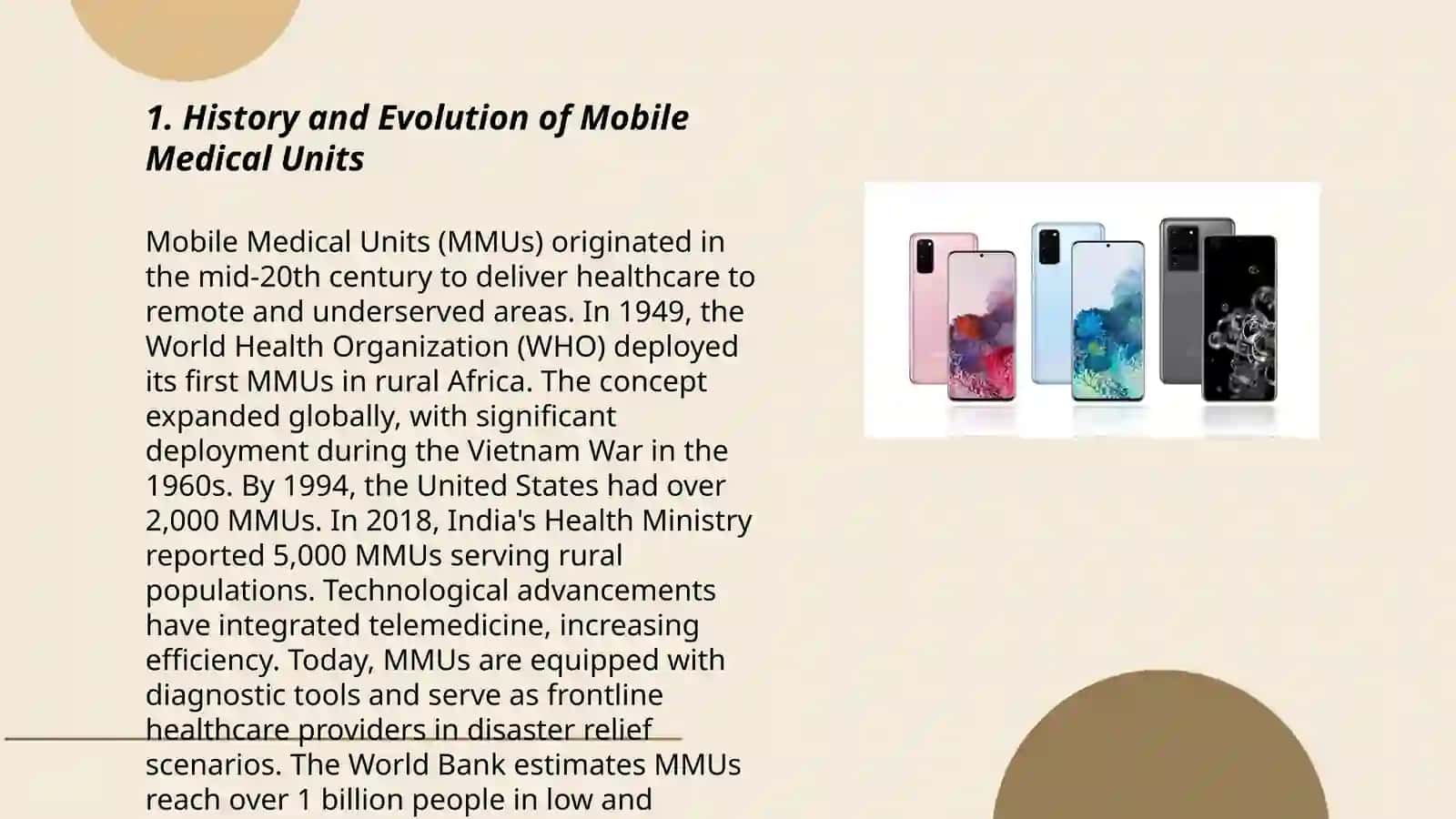 Mobile medical units in the world 3