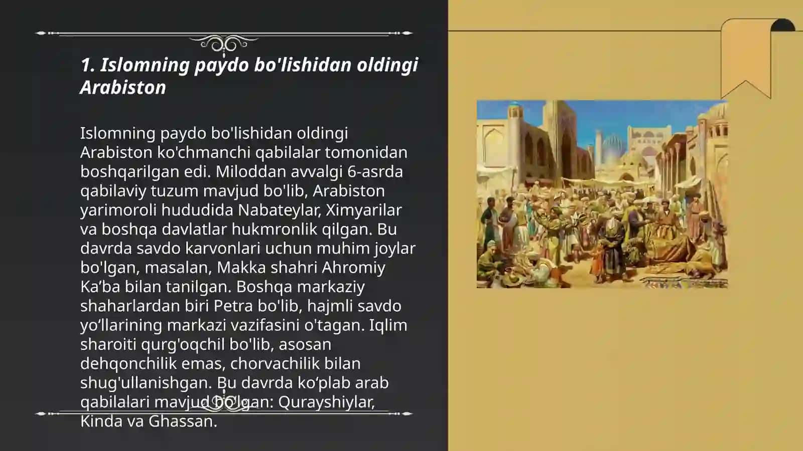 Islom dinining paydo bo'lishi 3