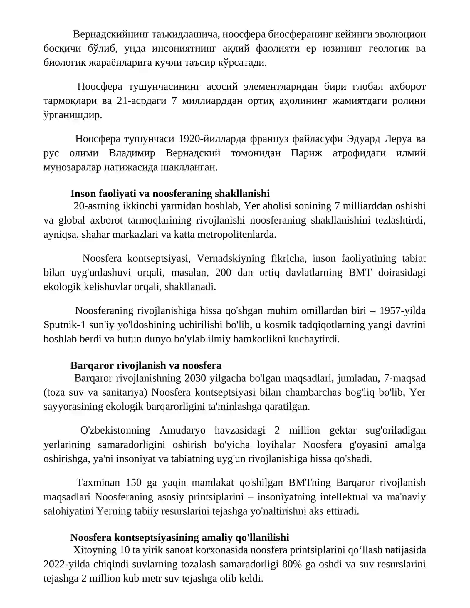 Noosfera tushunchasi va atrof-muhit muhofazasi 3
