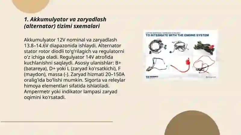 Avtomobil elektr jihozlariing sxemalari 3