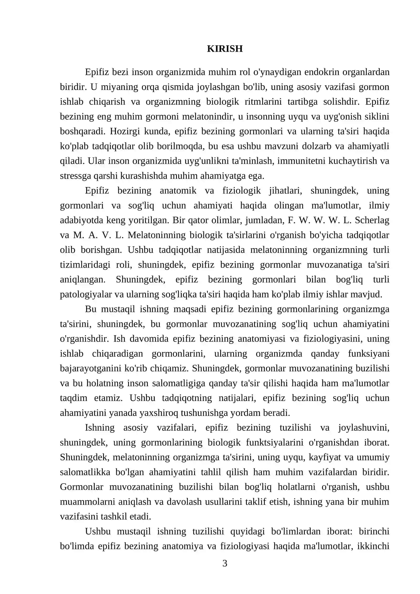 Epifiz bezlaring gormonlari 3