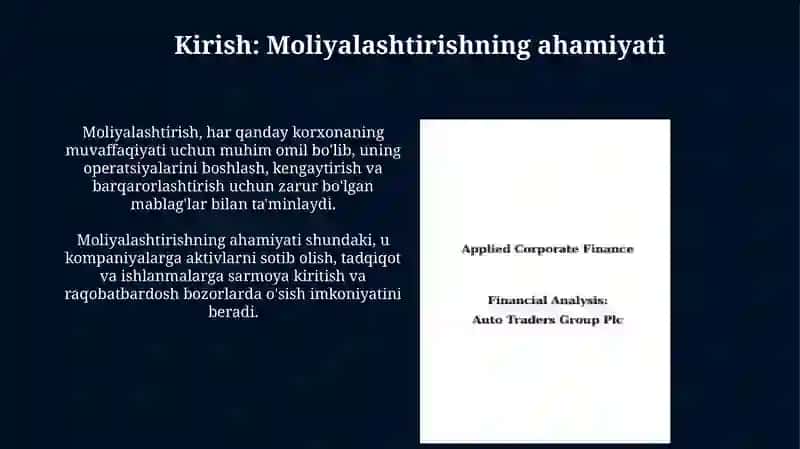 Moliyalashtirish manbalari: ta'rifi, tasnifi 3