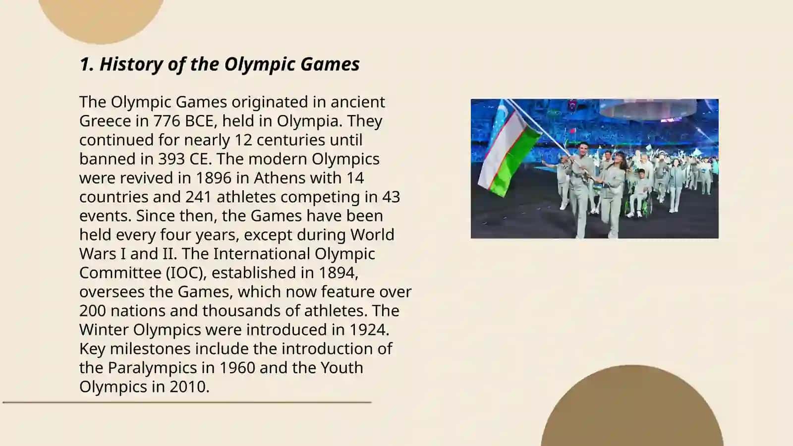 The Olympic Games 3