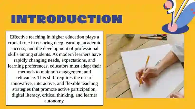Effective Teaching Methods at Higher Education Level 3