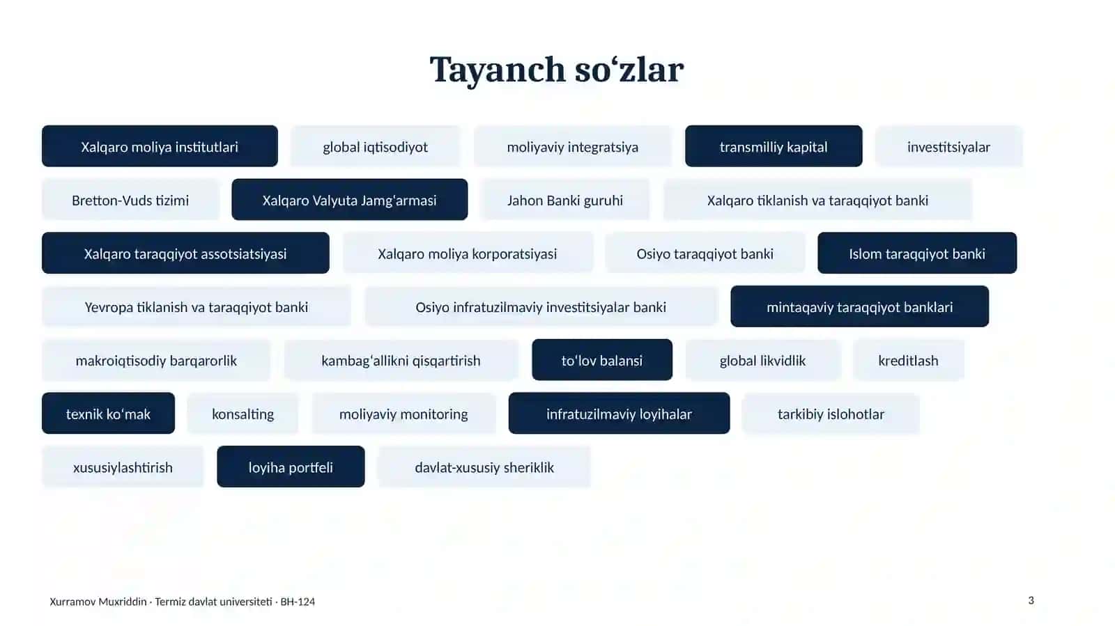 Xalqaro Moliya Institutlari: Maqsadi, Vazifalari va Funksiyalari 3
