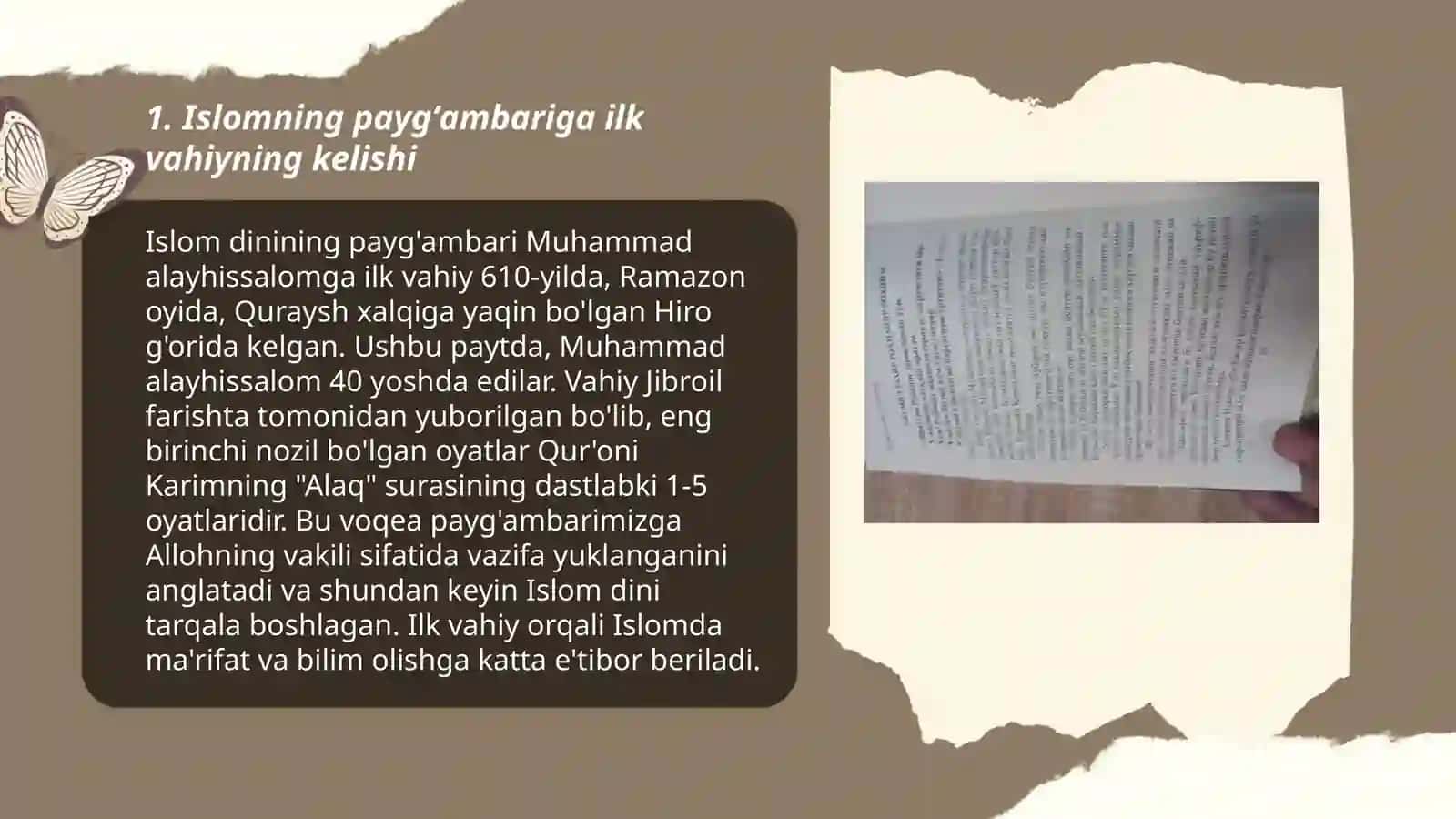 Islomda kitobatning boshlanishi 3