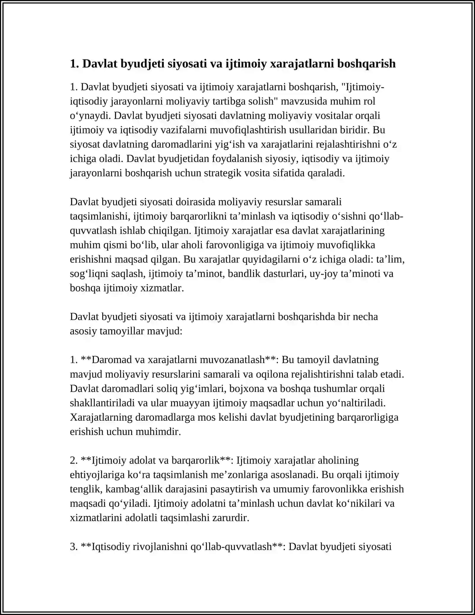 IJTIMOIY-IQTISODIY JARAYONLARNI MOLIYAVIY TARTIBGA SOLISH 3