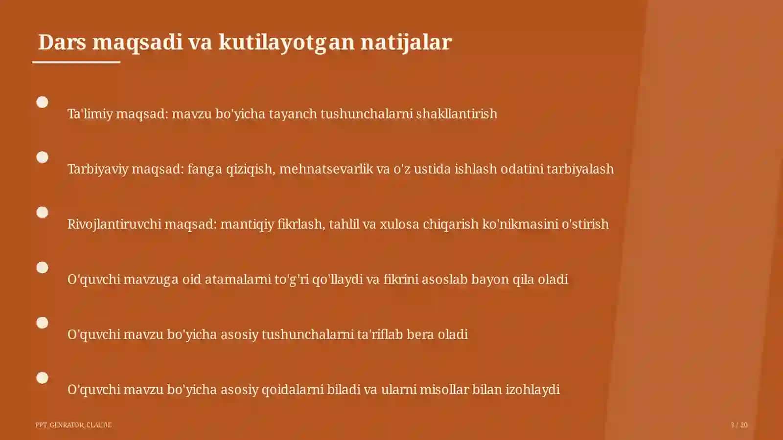 Countable and uncountable nouns (5-sinf) 3