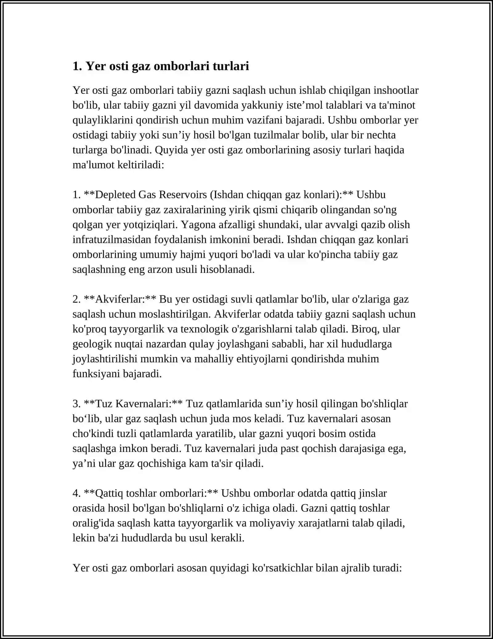 YER OSTI GAZ OMBORINI ISHLATISHDA YER OSTI BOYLIKLARI MOHOFAZA QILISH 3