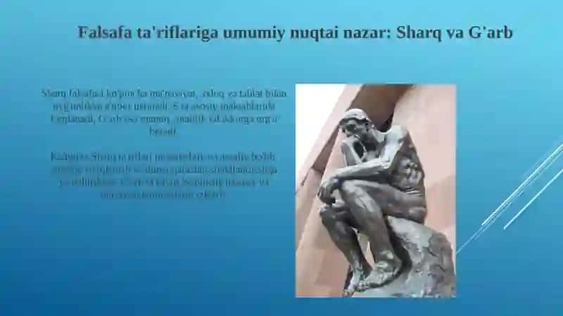 Falsafaning mazmuni 3