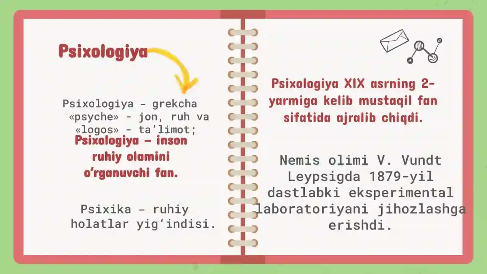 Psixologiyafanining predmeti va rivojlanish tarixi 3