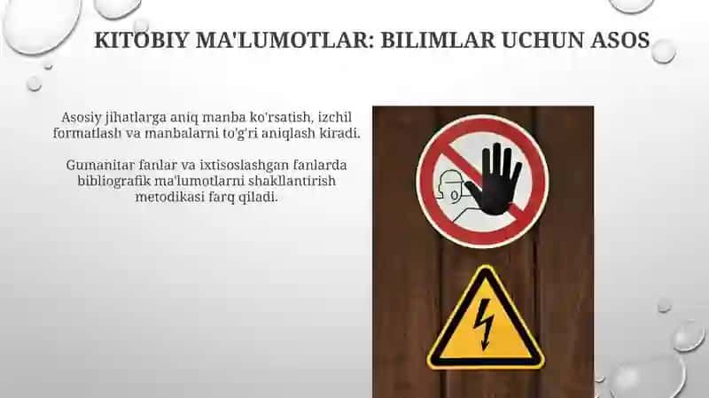 Soha va mutaxassislik fanlari boʻyicha bibliografik axborotni shakllantirish uslubiyati 3