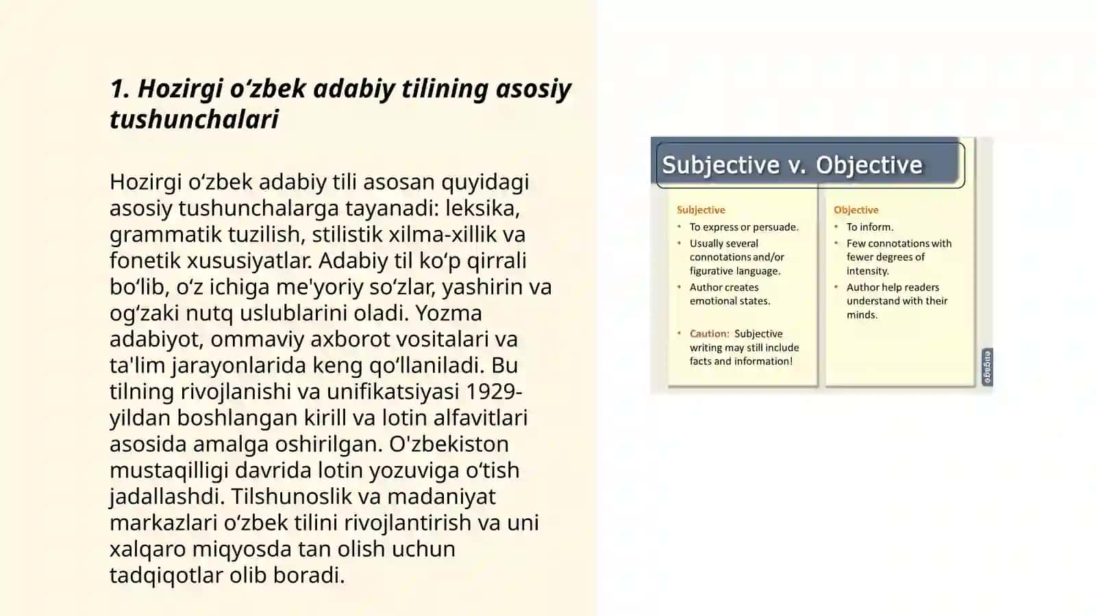 Oʻzbek adabiy tili 3