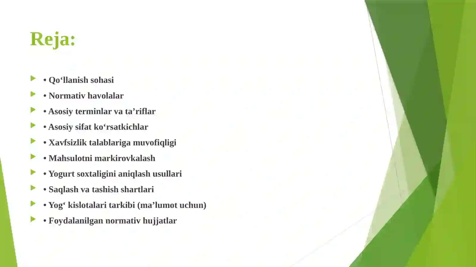 Yogurt mahsuloti identifikatsiyalash va soxtaligini o'rganish 3