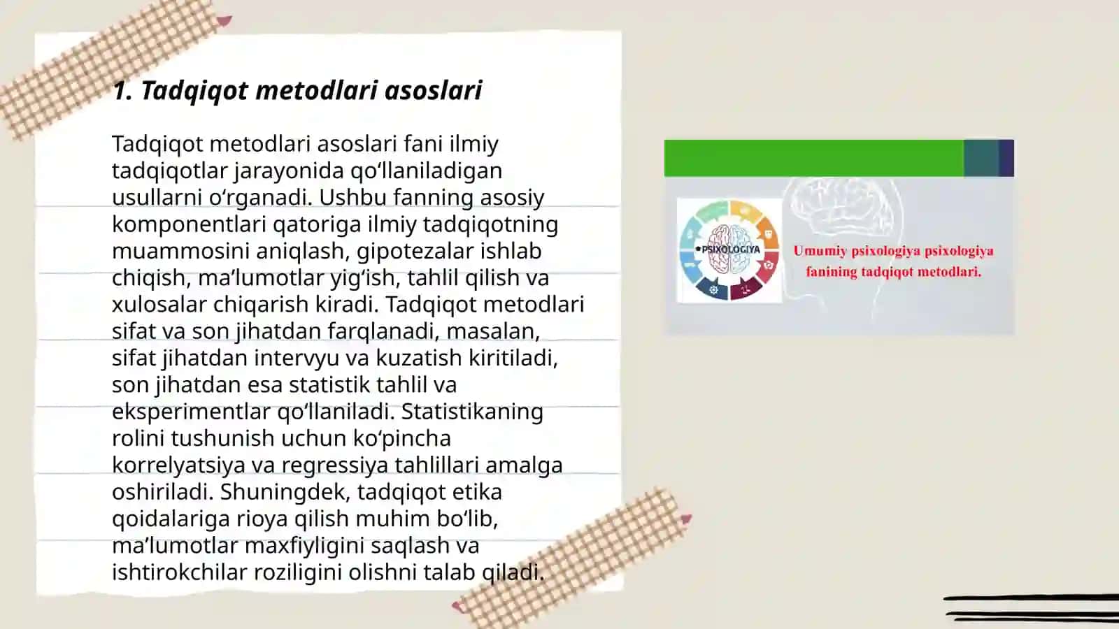 Psixologiya tadqiqot metodlari 3