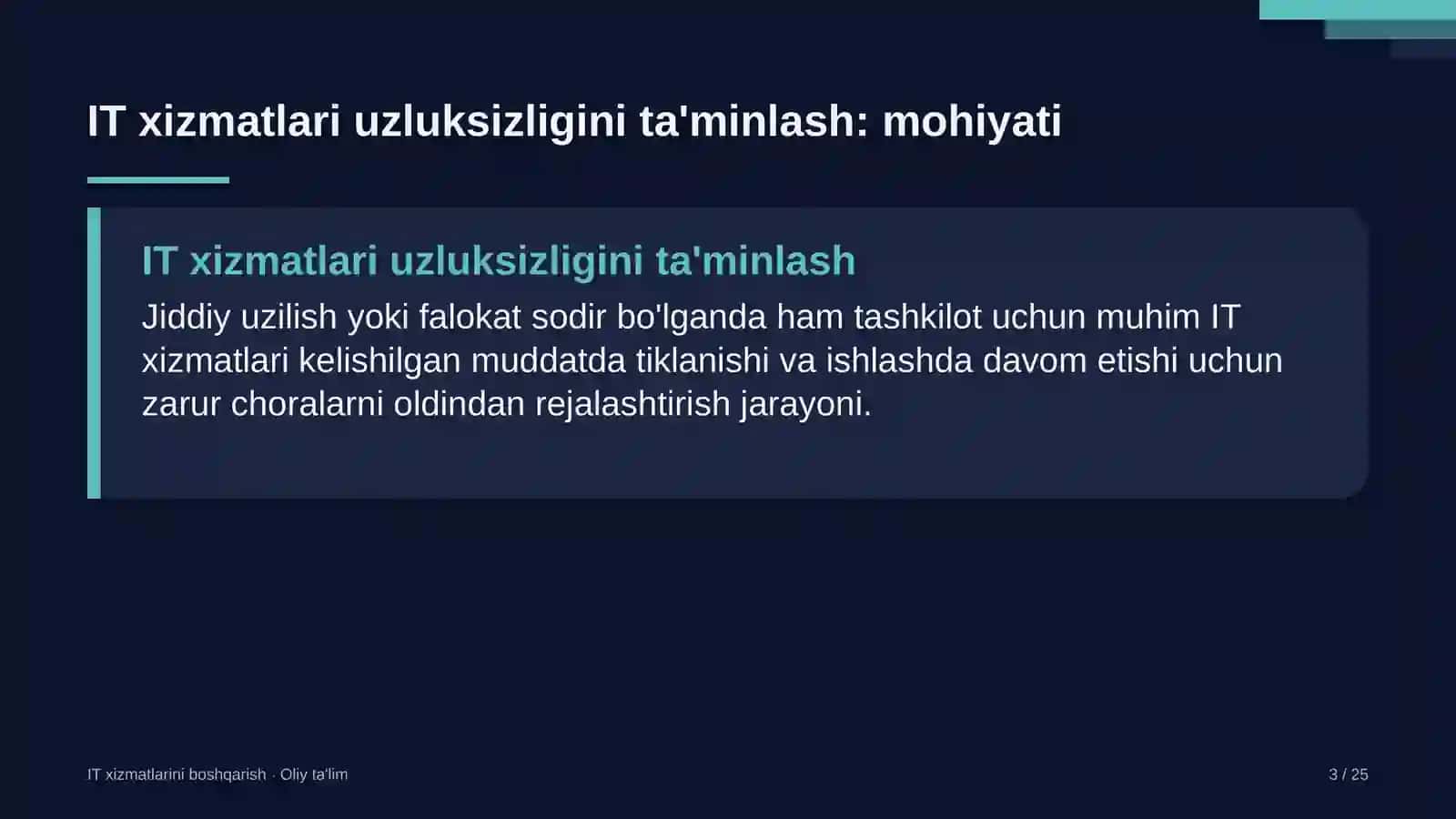 neft bazalarida axborot texnologiyalari xizmatlari uzluksizligini ta'minlash 3217 3