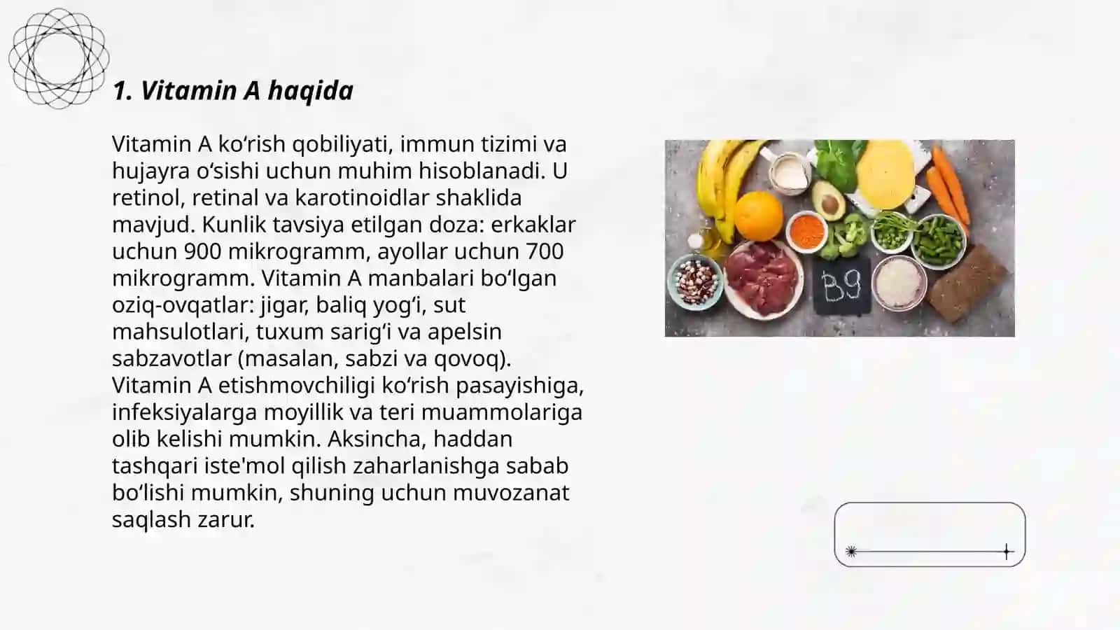 Vitamin A haqida 3