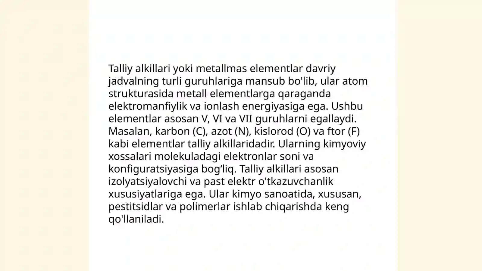 Talliy element organik birikmalar 3
