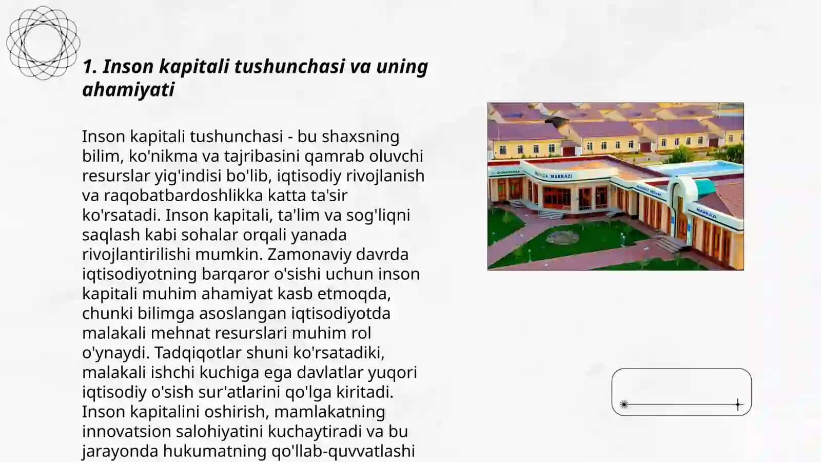 Shaxsiy korporativ va milliy inson kapitaliga sarmoya kiritish samaradorligini baholash usullari 3