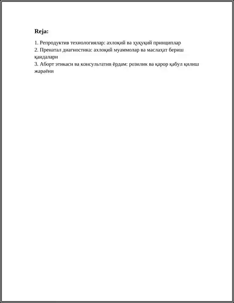 РЕПРОДУКТИВ ТЕХНОЛОГИЯЛАРНИНГ АХЛОҚИЙ 3