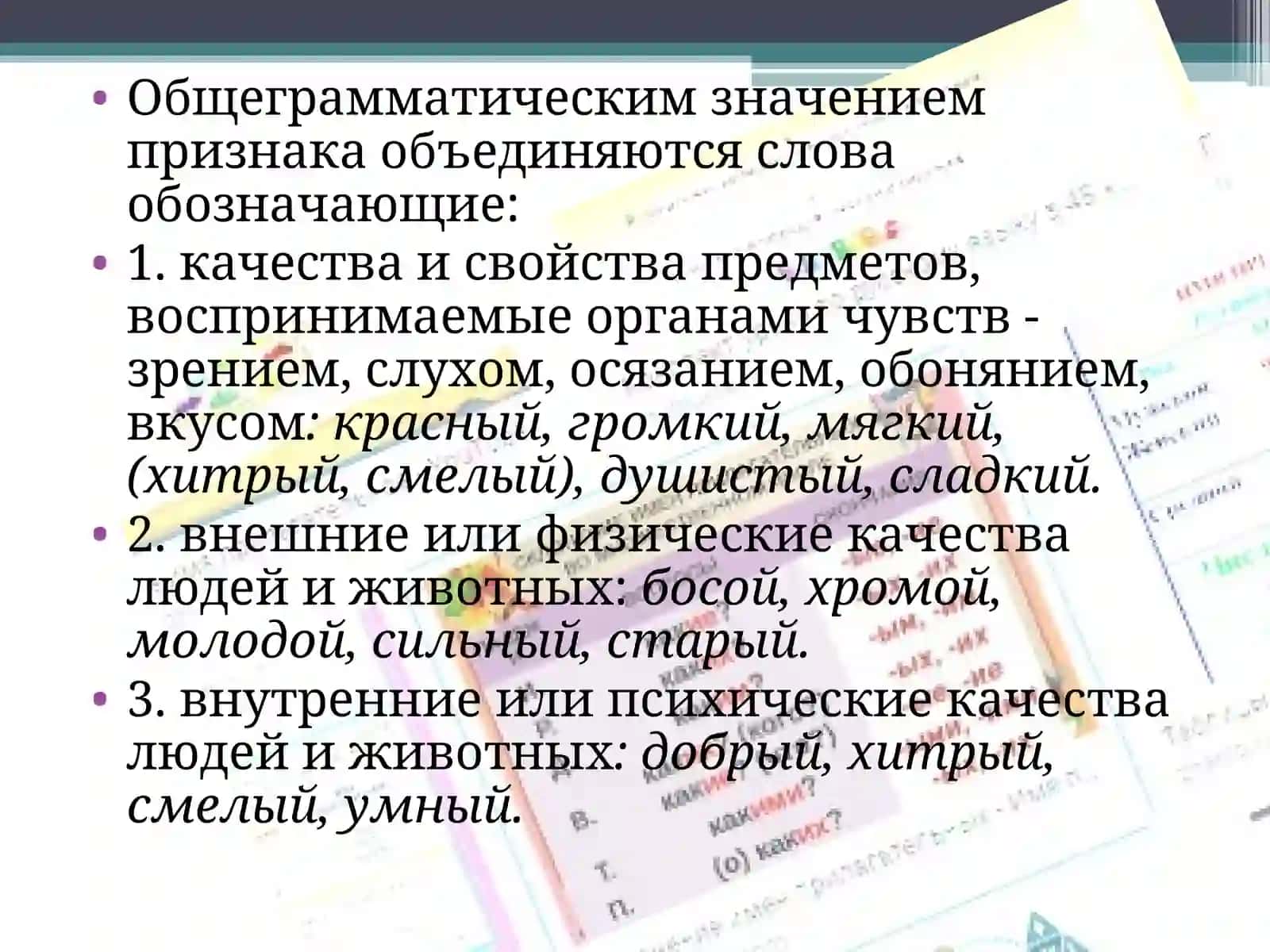 Имя прилагательное как часть речи 3