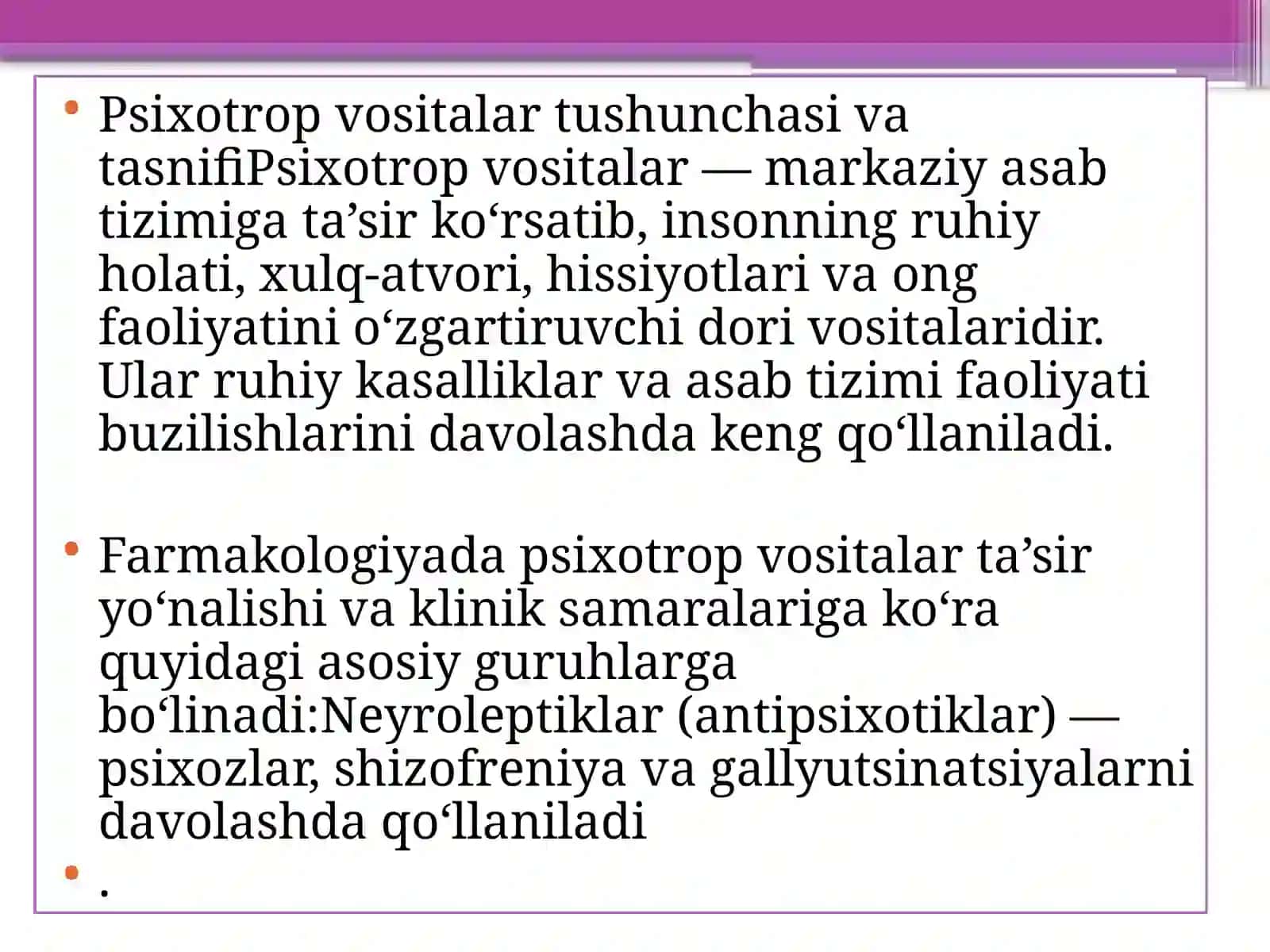 Psixotrop vositalar 3