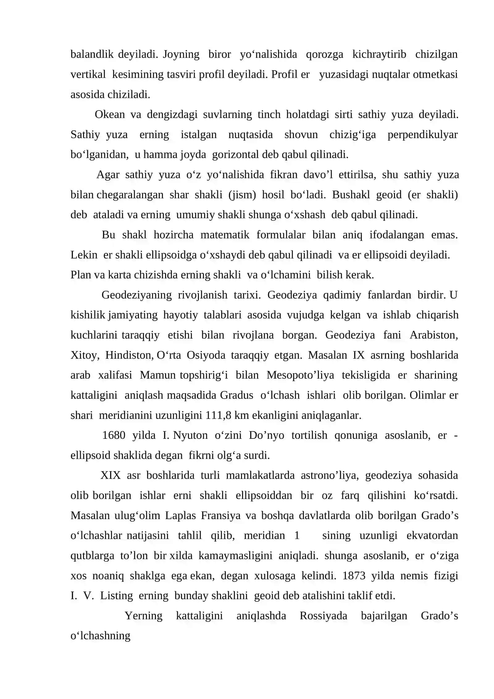 Geodezik ishlar 3