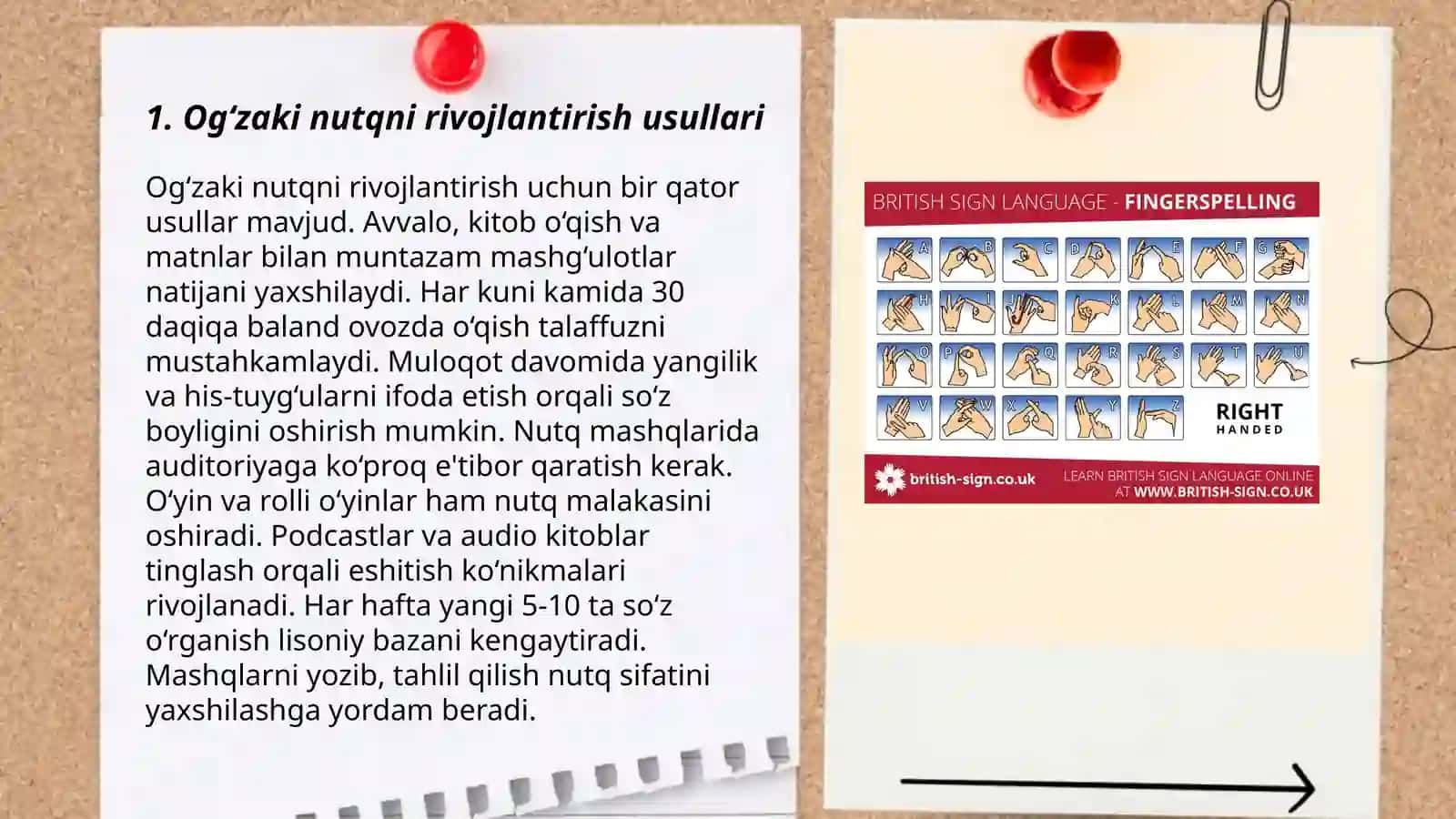 Ogʻzaki nutqni rivojlantirish usullari 3