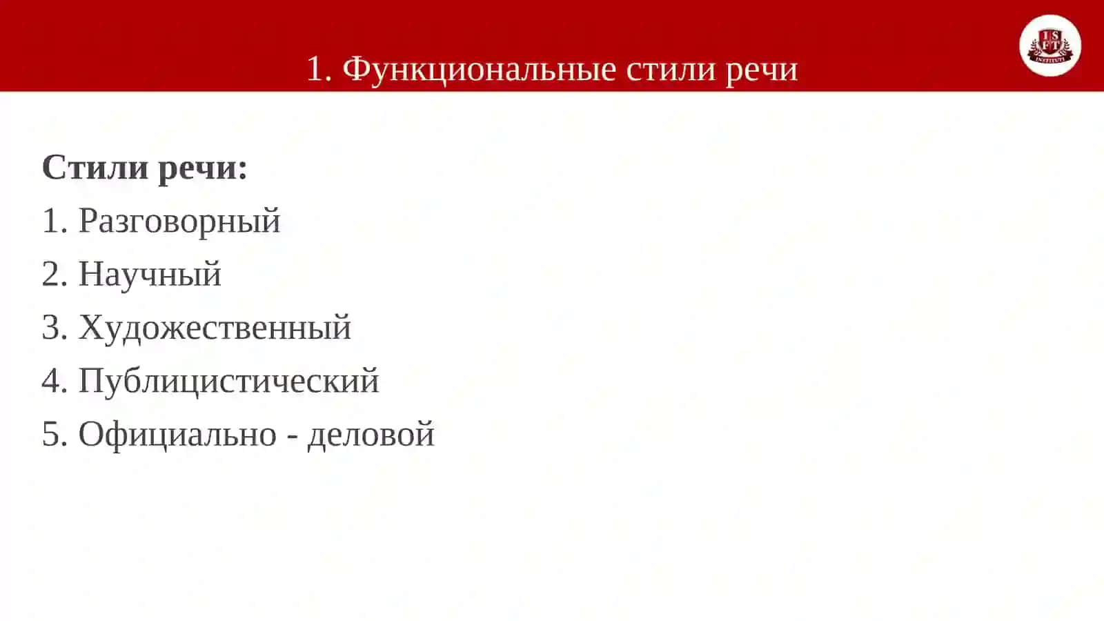 Публицистический стиль речи 3
