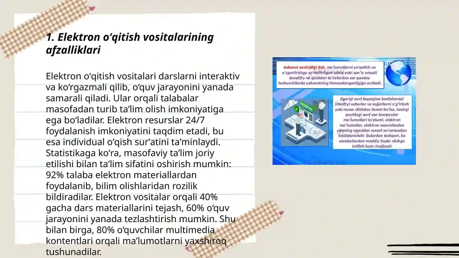 Oʻqitishning elektron vositalarini yaratish muxiti toʻgʻrisida 3