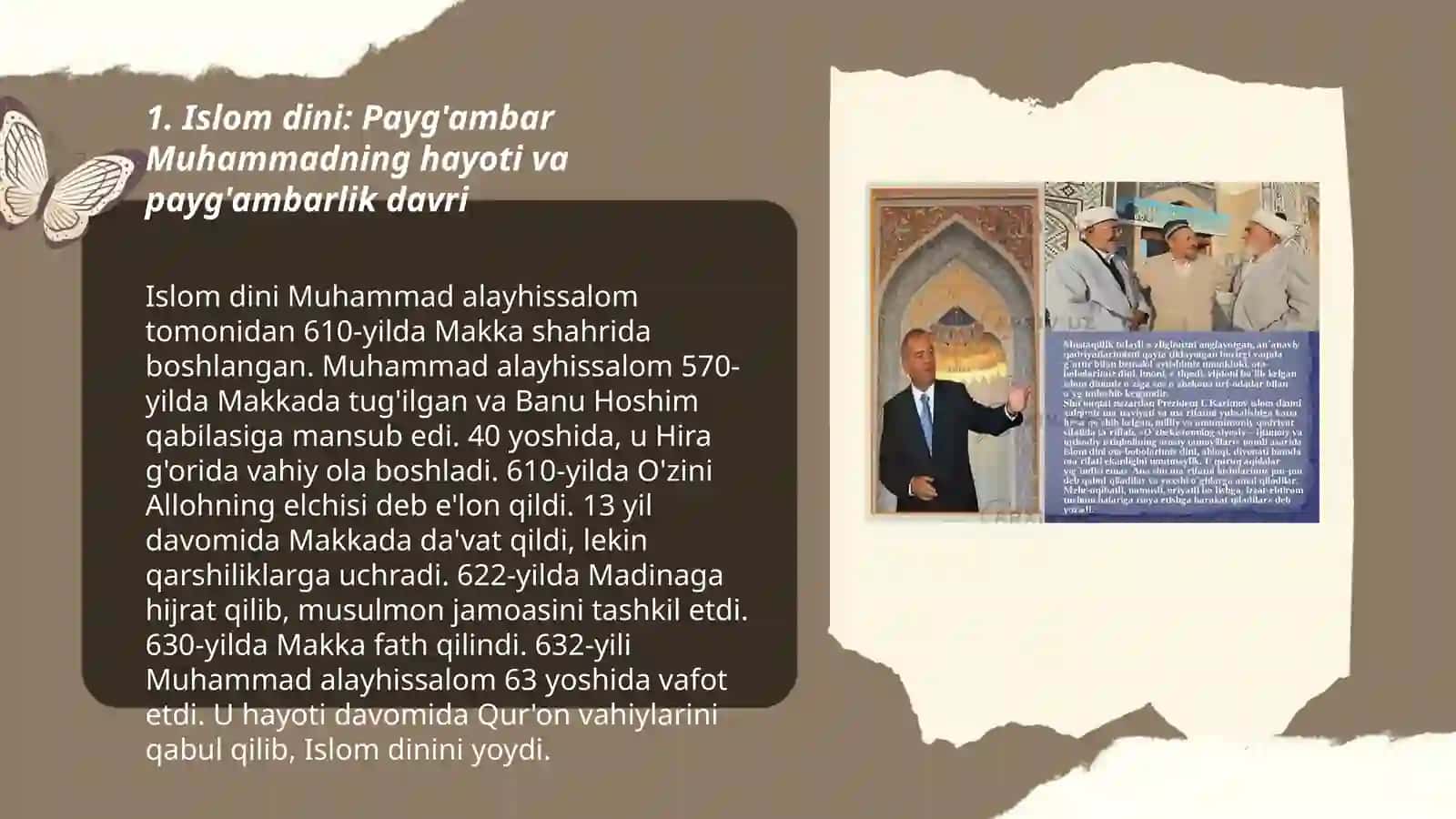 Islom dinining vujudgakelishi va bugungi kundagi ahamiyati 3