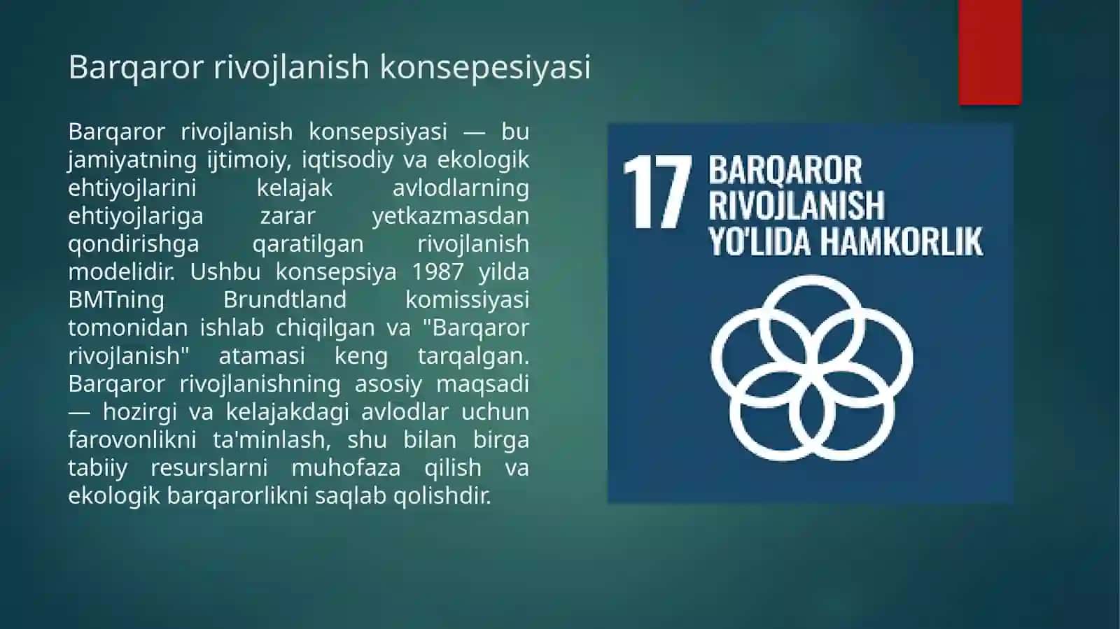 Barqaror rivojlanishning iqtisodiy imprativlari 3