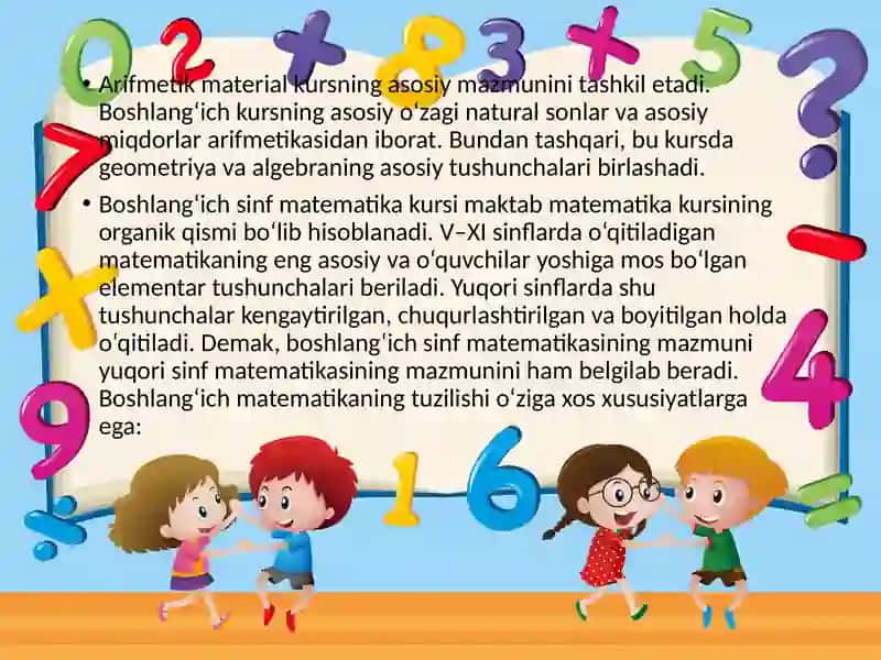 Boshlang‘ichsinflardamatematikao‘qitishmetodlaridanfoydalanish 3
