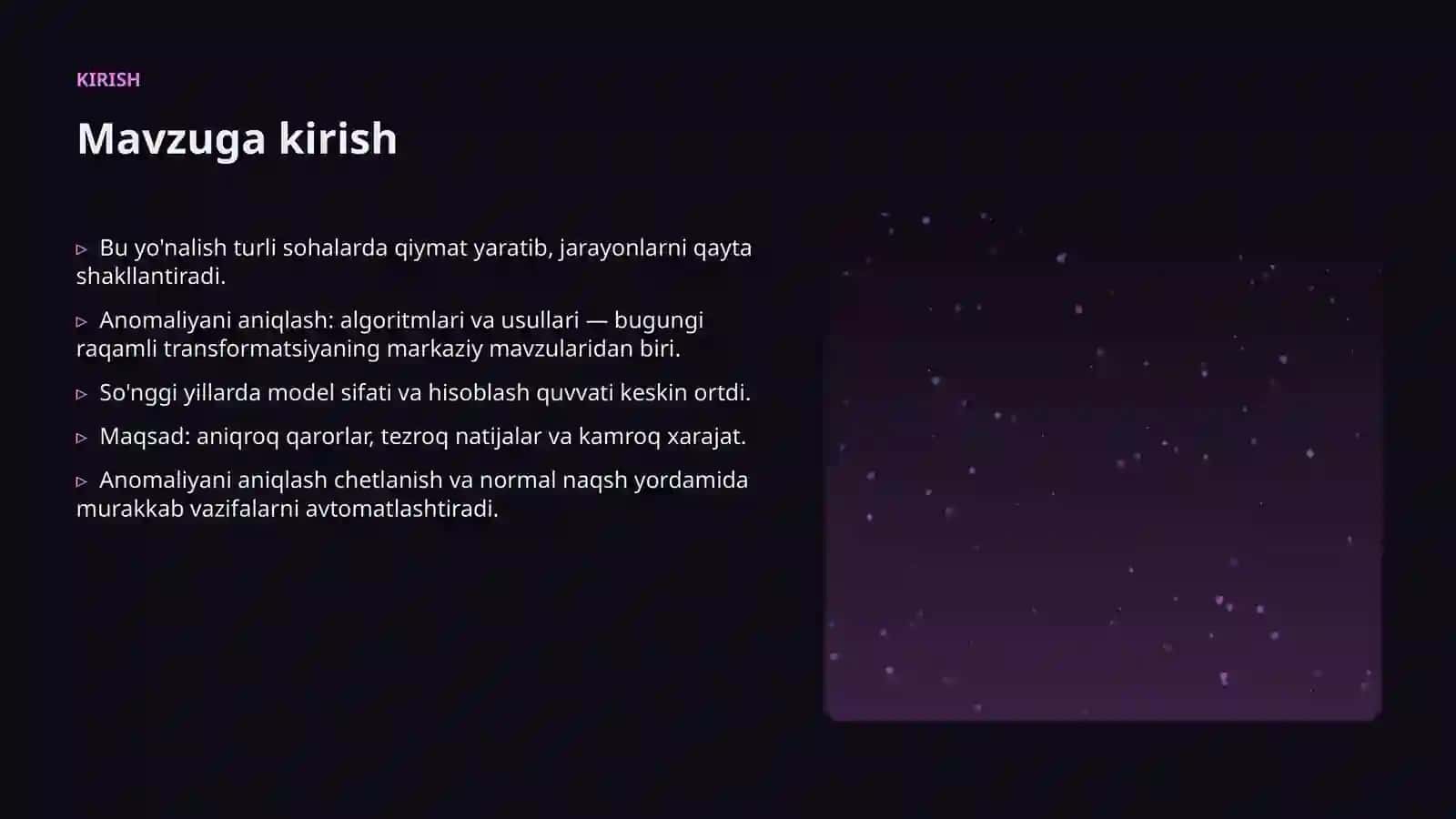 Anomaliyani aniqlash: algoritmlari va usullari 3