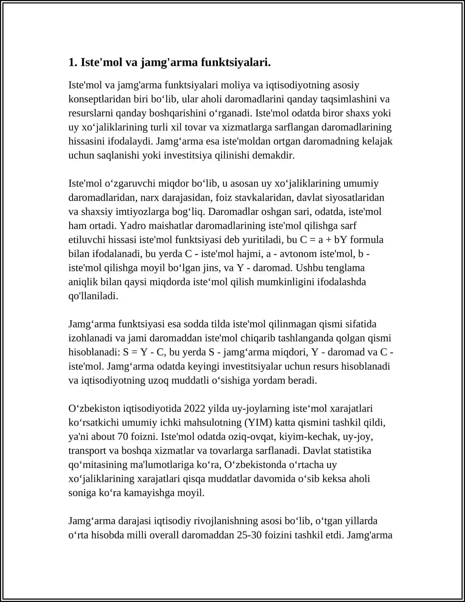 MIKROIQTISODIYOT MAKROIQTISODIYOTDA DIFFERENSIAL HISOB TATBIQLARI 3
