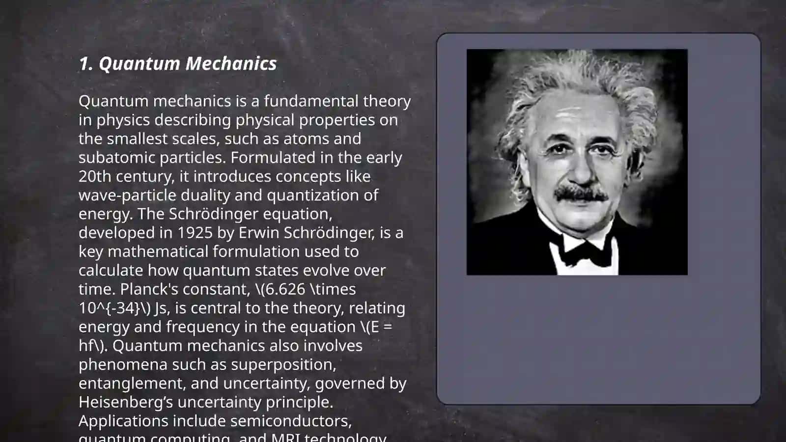 Quantum Mechanics 3