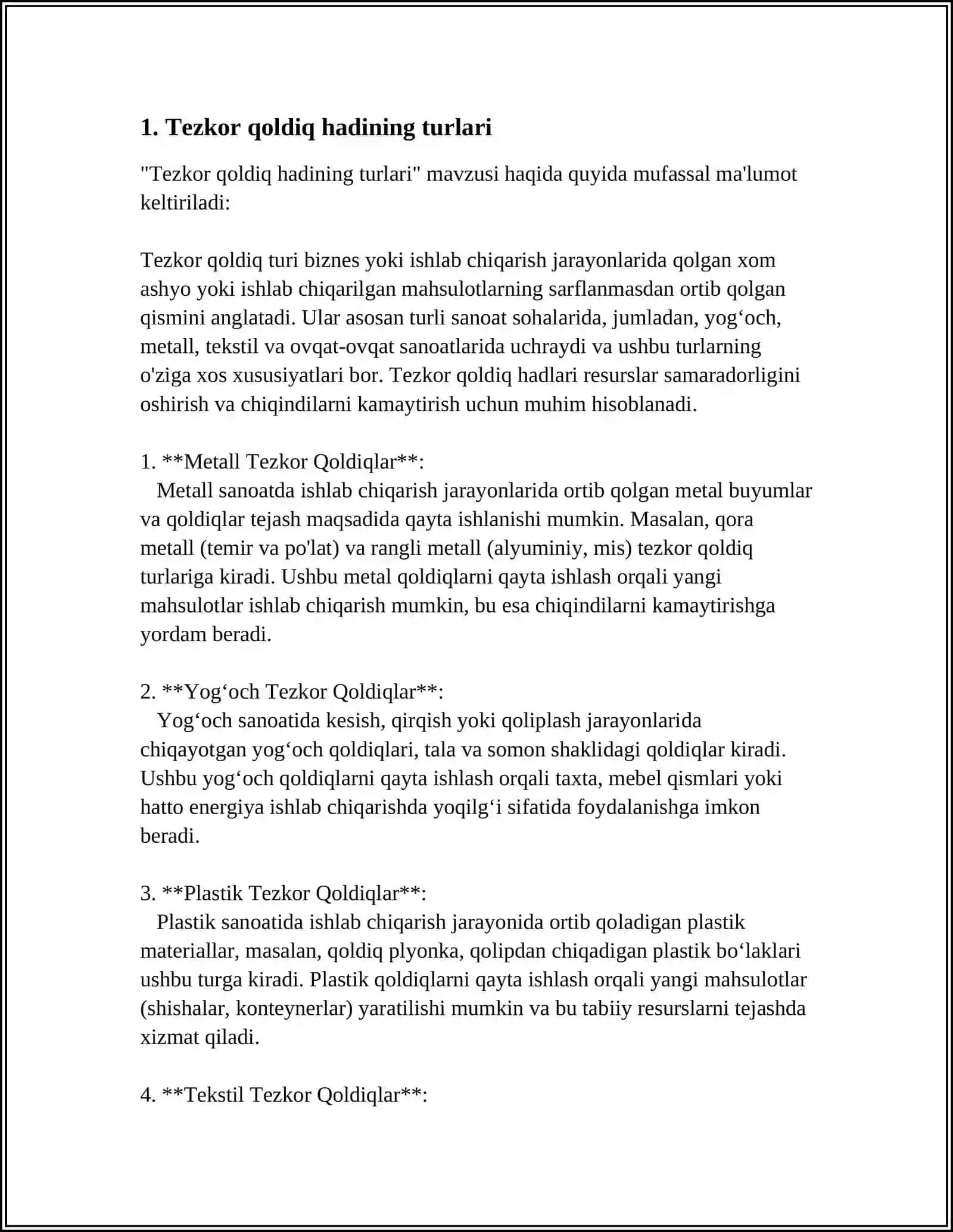 TEYLOR FORMULASI QOLDIQ HADININ TURLARI 3