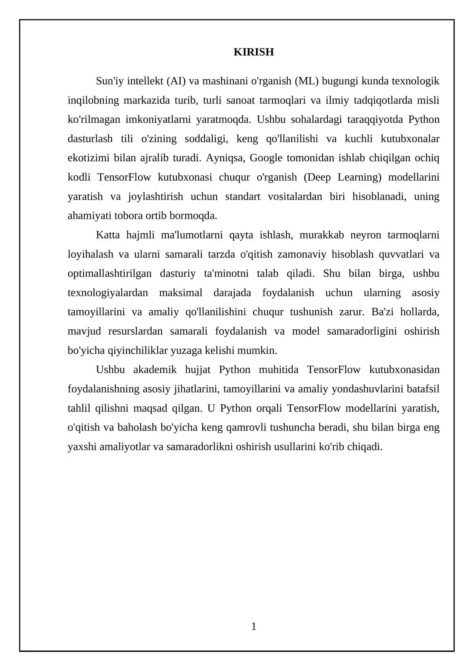 Python da tensorflow dan foydalanish 3