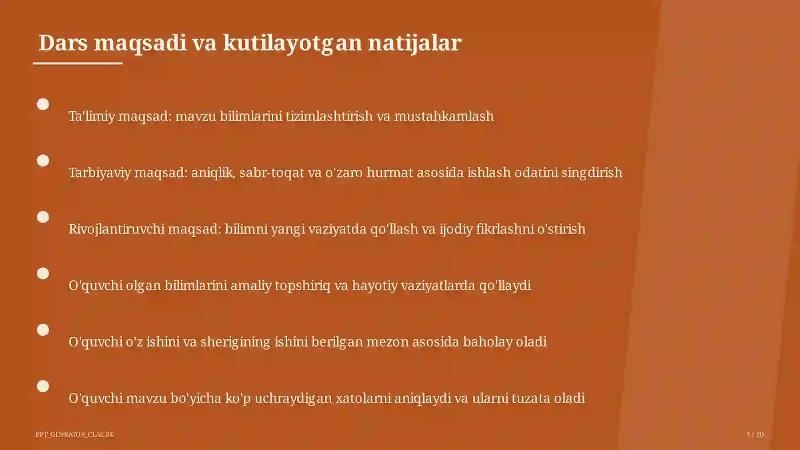 Tabaqalashtirilgan ta'lim: differensiatsiya 3