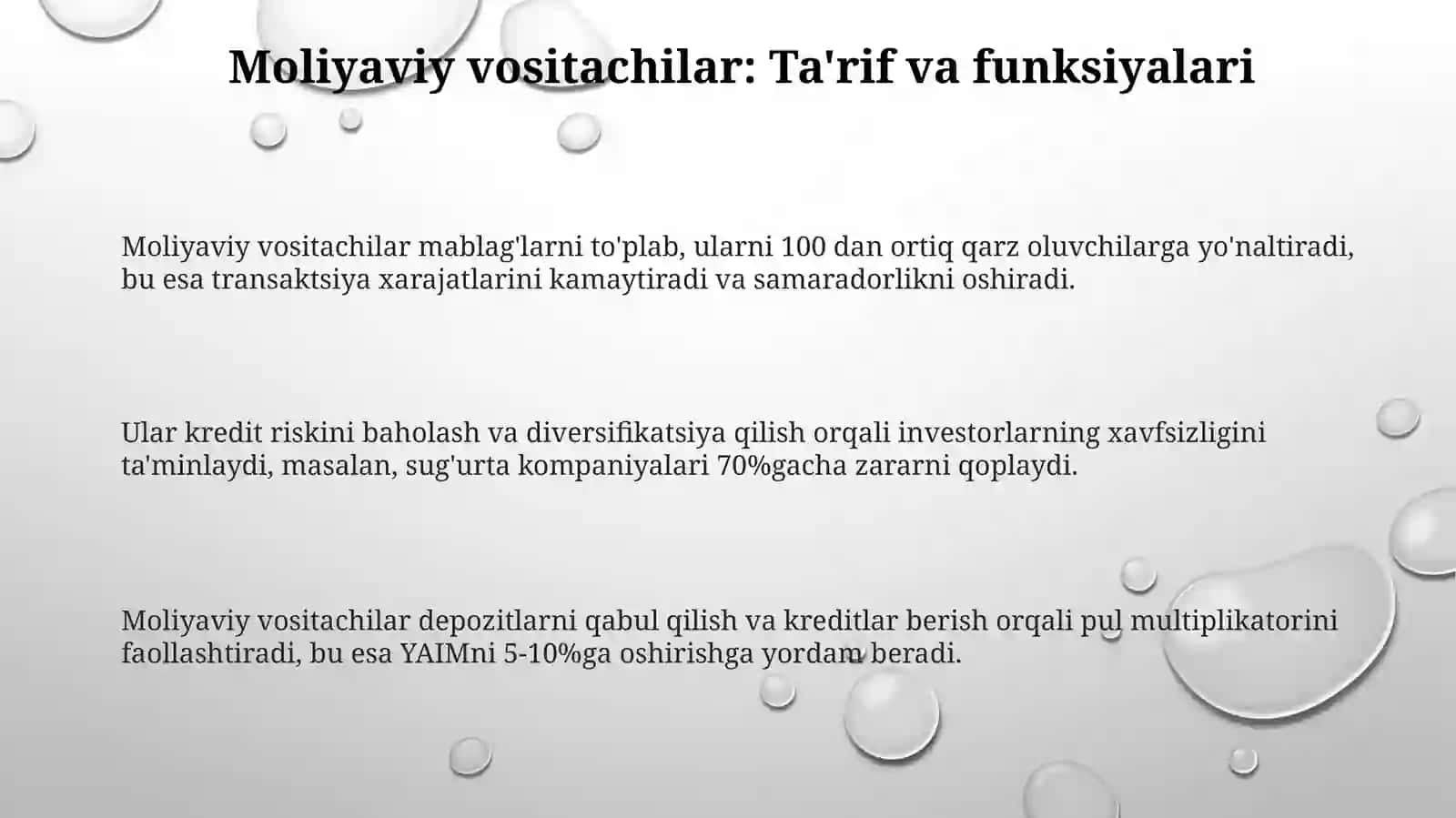 Moliyaviyvositachilar 3