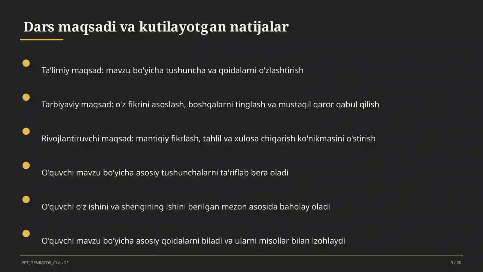 Yil o'qituvchisi va Kasbiy mahorat yetakchisi tanlovi 3