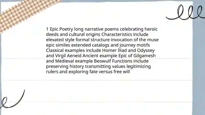 Literature:Genres Explored 3