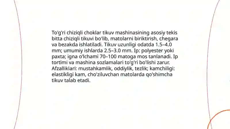 Tikuv mashina choklari turlari 3
