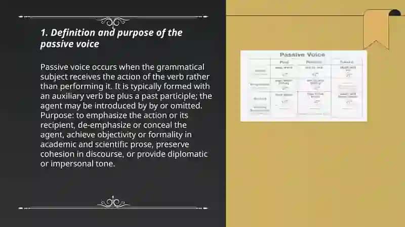 Passive Voice 3