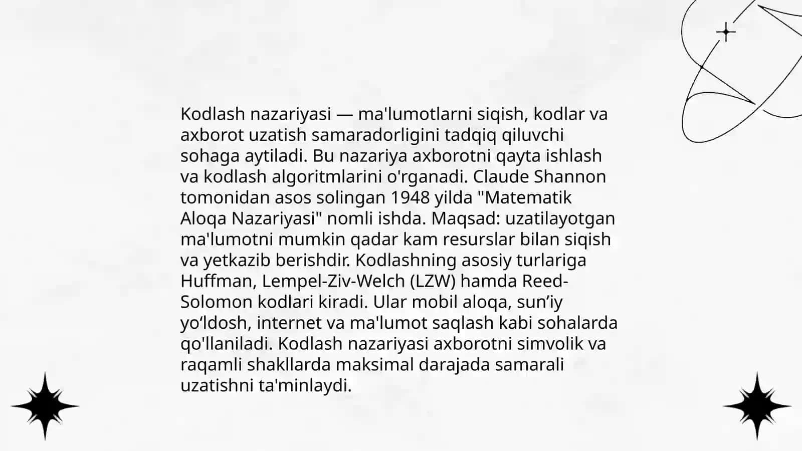 Axborotlarni kodlash 3