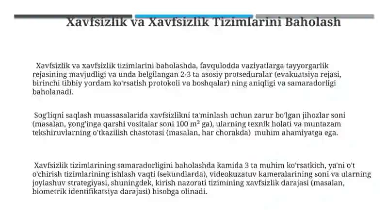 Xavfsizlik va Xavfsizlik Tizimlarini Baholash 3