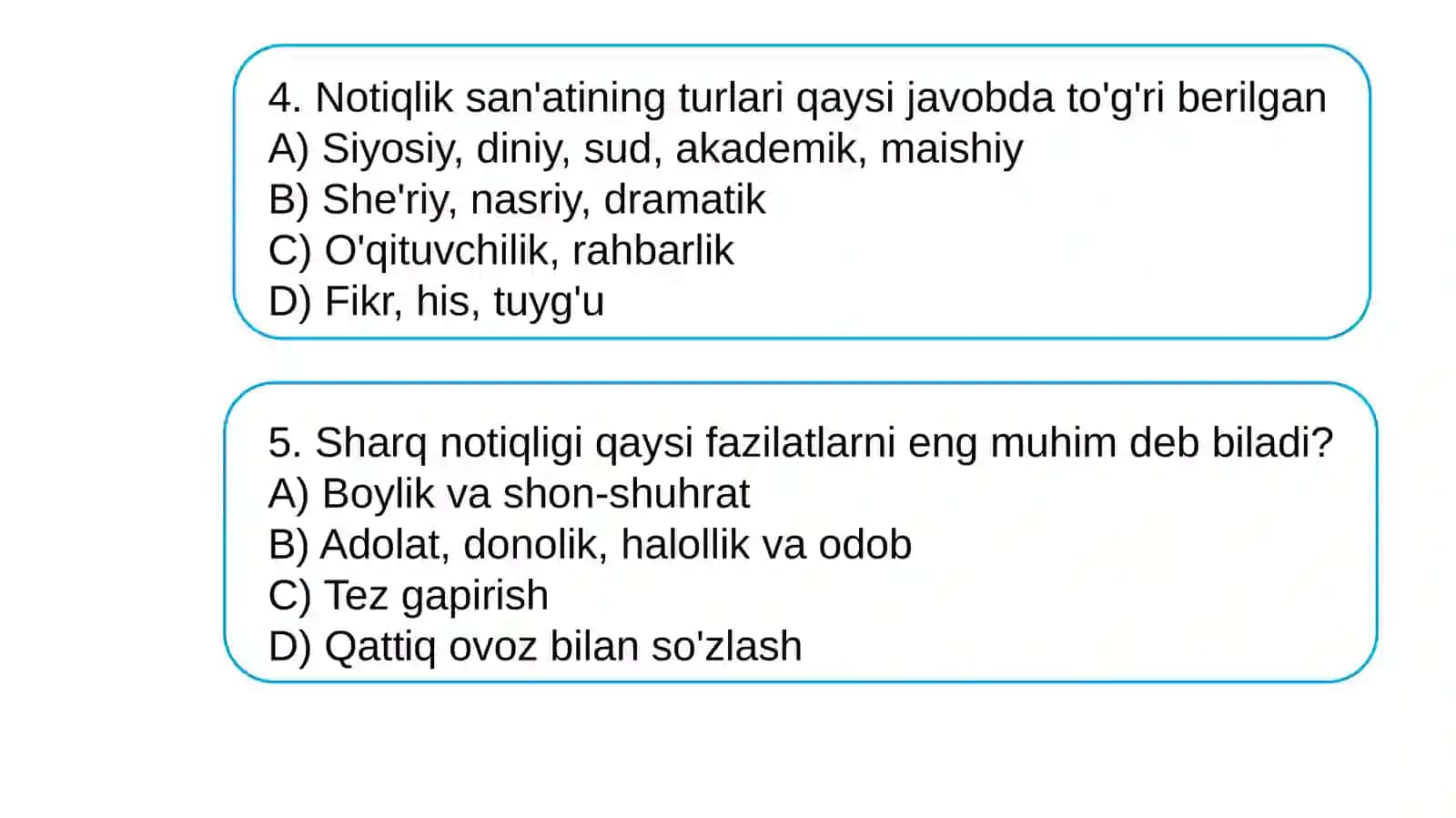 Ifodali oʻqish praktikumi 3