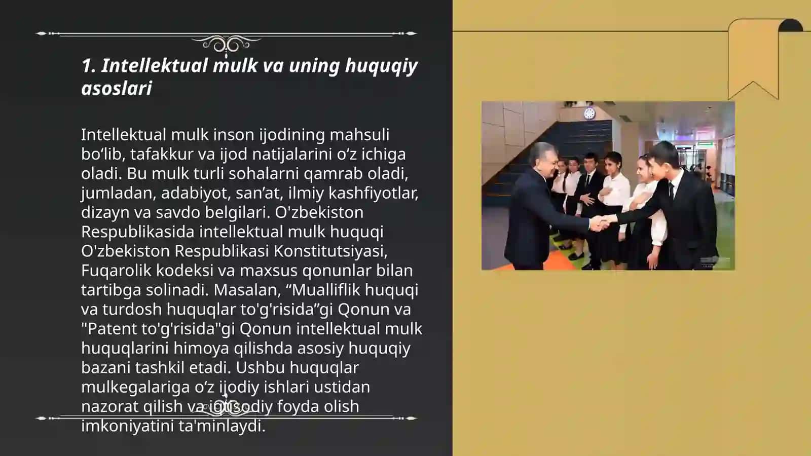 Intellektual mulkga oid tushuncha va qarashlar tizimi 3